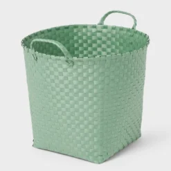 Woven Plastic Floor Basket - Brightroom™ -Home Storage World GUEST 10852d8e 0a5b 4a1e b159 9d4b6da21168