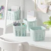 4pk Wave Mini Decorative Basket Mint Green - Brightroom™ -Home Storage World GUEST 1b9d274b 685c 4451 b183 f340f022d92a