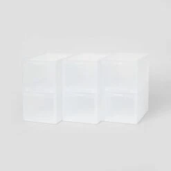 Small Stackable Bins Front Opening Clear Plastic - Brightroom™ -Home Storage World GUEST 3c949385 7473 4475 8c8a 9fa49d23bd71