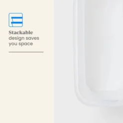 2pk Slim Open Storage Bins Clear - Brightroom™: Stackable Plastic Utility Tubs, 7.1 Volume, Nesting, Spot Clean -Home Storage World GUEST 4fb50fb6 646f 48e9 bc1e 342d7c88b90d