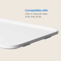 Click In Place Large Lid For Plastic Storage Bins For Home And Office Organization White - Brightroom™ -Home Storage World GUEST 519dba91 3966 4056 922d 3ce9208e44e8