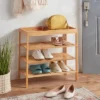 4 Tier Bamboo Shoe Rack - Brightroom™ -Home Storage World GUEST 55a6b988 dee8 4c98 96d4 9e5125c542ea