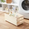 Large Wood Bin With Wheels - Brightroom™ -Home Storage World GUEST 60498bd7 0cf4 473b 9e44 95f5a636291c