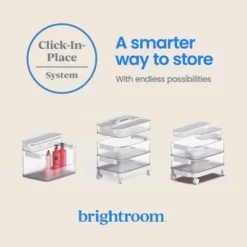 7pc Click In Place Rolling Storage Cart Kit Plastic Storage Home And Office Organization - Brightroom™​ -Home Storage World GUEST 81525dcd b02f 4202 b70f 7111ebe8b093