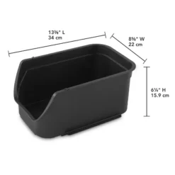 8.9qt Open Front Stackable Storage Bin - Brightroom™ -Home Storage World GUEST 82cd478b cf8f 45f4 afac 5b9333cbe627