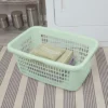 2bu Laundry Basket Green - Brightroom™: Portable Plastic Clothes Organizer With Built-In Handles, 70.4L Capacity -Home Storage World GUEST 84db354f 89a5 40b8 8487 67374d0a5609