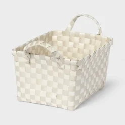 Woven Plastic Basket Small - Brightroom™ -Home Storage World GUEST 8b79e323 6cc6 434d a26f a72f7c2879fd