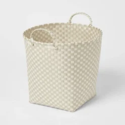 Woven Plastic Floor Basket - Brightroom™ -Home Storage World GUEST 8d67a6c1 0465 413a 99a1 01e17190f0e5