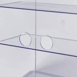 Clear Storage Case With Hinged Doors - Brightroom™: Plastic Bathroom Caddy, Shower & Bath Organizer, 12" X 9" X 6" -Home Storage World GUEST 9dd028fe 89cf 4eba a33f 75805b11e138