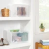 Small Stackable Bins Front Opening Clear Plastic - Brightroom™ -Home Storage World GUEST a756acea 21b1 4d19 8c7f 2fcf21a22895