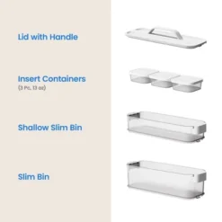 6pc Click In Place Slim Toolbox Kit Plastic Storage Home And Office Organization - Brightroom™​ -Home Storage World GUEST ab93d3af 5b8d 4d32 ae43 a19725e8efcd