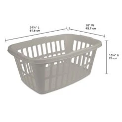 1.5bu Laundry Basket Gray - Brightroom™ -Home Storage World GUEST afa83693 4501 4327 a630 415b49f85445