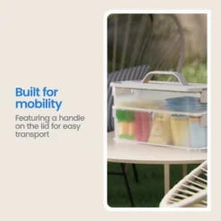 6pc Click In Place Slim Toolbox Kit Plastic Storage Home And Office Organization - Brightroom™​ -Home Storage World GUEST bf8f826a 7d36 4f15 b7db 34932e54fab9