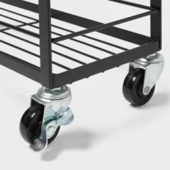 Skinny Bathroom Cart Black - Brightroom™ -Home Storage World GUEST c60f6a4a b2a9 47d2 9153 4d9b0efa65c1