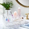 Extra Large Bathroom Plastic Tiered Cosmetic Organizer Clear - Brightroom™ -Home Storage World GUEST cc388d2f 59ce 43d7 af8f 493a4123f1ba
