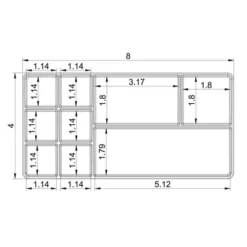 Bathroom Plastic 9 Slot Mixed Cosmetic Organizer Clear - Brightroom™: Makeup & Vanity Organizer Tray For Bathroom Countertop -Home Storage World GUEST ce22836d 74cb 4ebd 9775 ea32f97e5e94