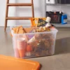 66qt Halloween Clear Latching Storage Box Orange Lid And Latch - Brightroom™ -Home Storage World GUEST d474753a 1dfe 4e71 9282 1d47c144147c