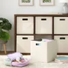 13" Fabric Bin 6pk Natural - Brightroom™ -Home Storage World GUEST ddabb7c7 0d13 4c7c 9a30 4ccfcd1e8670