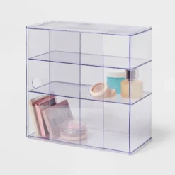 Clear Case With Sliding Doors - Brightroom™: Plastic Bath Caddy, Shower Organizer, Over The Door, 12"x6"x12" -Home Storage World GUEST ddc36c76 69d3 470e abb7 33a62199aa05