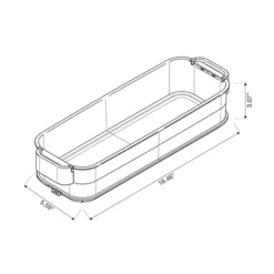 Click In Place 3qt Clear Shallow Slim Plastic Storage Bin With White Latch For Home And Office Organization - Brightroom™ -Home Storage World GUEST f68e3368 8ce5 445e a264 6be5fa79ddbf