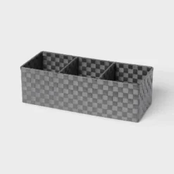 Woven Plastic 3 Compartment Bin - Brightroom™ -Home Storage World GUEST f9512988 f3cf 4f3f 9f43 92f0099e35f5