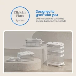 3pk Click In Place 30oz Insert Storage Containers White And Clear - Brightroom™ -Home Storage World GUEST fe4d0c1a d277 4d0f 9aeb d56a138d35f6